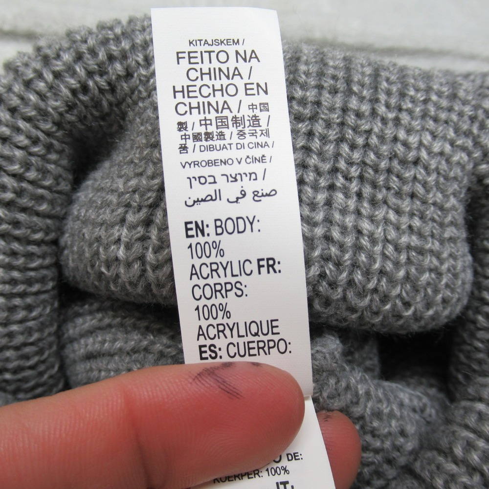 Roxy Freja Beanie Womens One Size Grey Ribbed Knit Water Repellent Hat $30 NEW - Picture 5 of 14